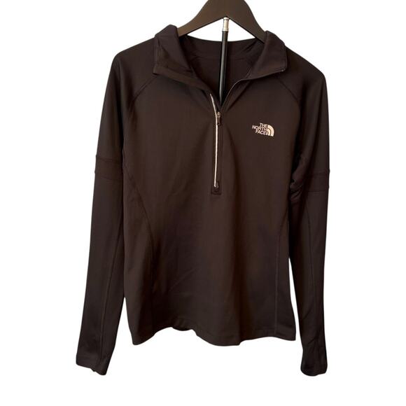 The North Face Long Sleeve Quarter Zip-Up - Large - Black, Athletic Jacket - Picture 3 of 10